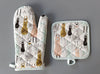Alpaca Kitchen Tea Towel, Oven Mitt + Pot Holder, Grocery Tote Bag Home Decor Oven Mitt + Pot Holder 
