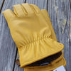 Alpaca Knit Lined Cowhide Leather Gloves - Alpaca Made in the USA - Choice Alpaca Products-knitlinedCowhide-Tan-Sm