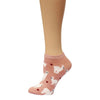Alpaca Love No-Show Cotton Socks - Choice Alpaca Products-TuTu-no-show-pink
