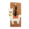 Alpaca My Bags Luggage Suitcase Tags Fun White-with-Necklace 