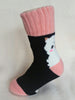 Alpaca Slumber Socks - Choice Alpaca Products-HLT-Slumber-1-Pink-Crew