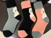 Alpaca Slumber Socks - Choice Alpaca Products-HLT-Slumber-1-Pink-Crew