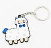 Alpaca Tag Keychain - Choice Alpaca Products-alpacamykeys-white