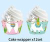 Alpaca Themed Party - Choice Alpaca Products-alpaca-themed-cakewrapper