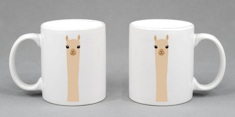 Alpaca Watching Coffee Mug