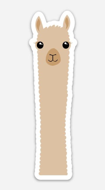 Alpaca Watching Sticker Die Cut Labels - Choice Alpaca Products-alpwatch-label-1