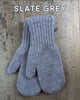 Alpaca Work/Play Alpaca Lined Mittens - Choice Alpaca Products-linedmittens-sm-slategrey