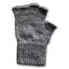 Alpaca Work/Play Fingerless Alpaca Gloves - Choice Alpaca Products-F80Fingerless-SMdarkgrey
