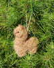 Alpacadorable Hand Made Baby Alpaca Ornaments - Choice Alpaca Products-AK_ornament-brown