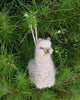 Alpacadorable Hand Made Baby Alpaca Ornaments - Choice Alpaca Products-AK_ornament-white