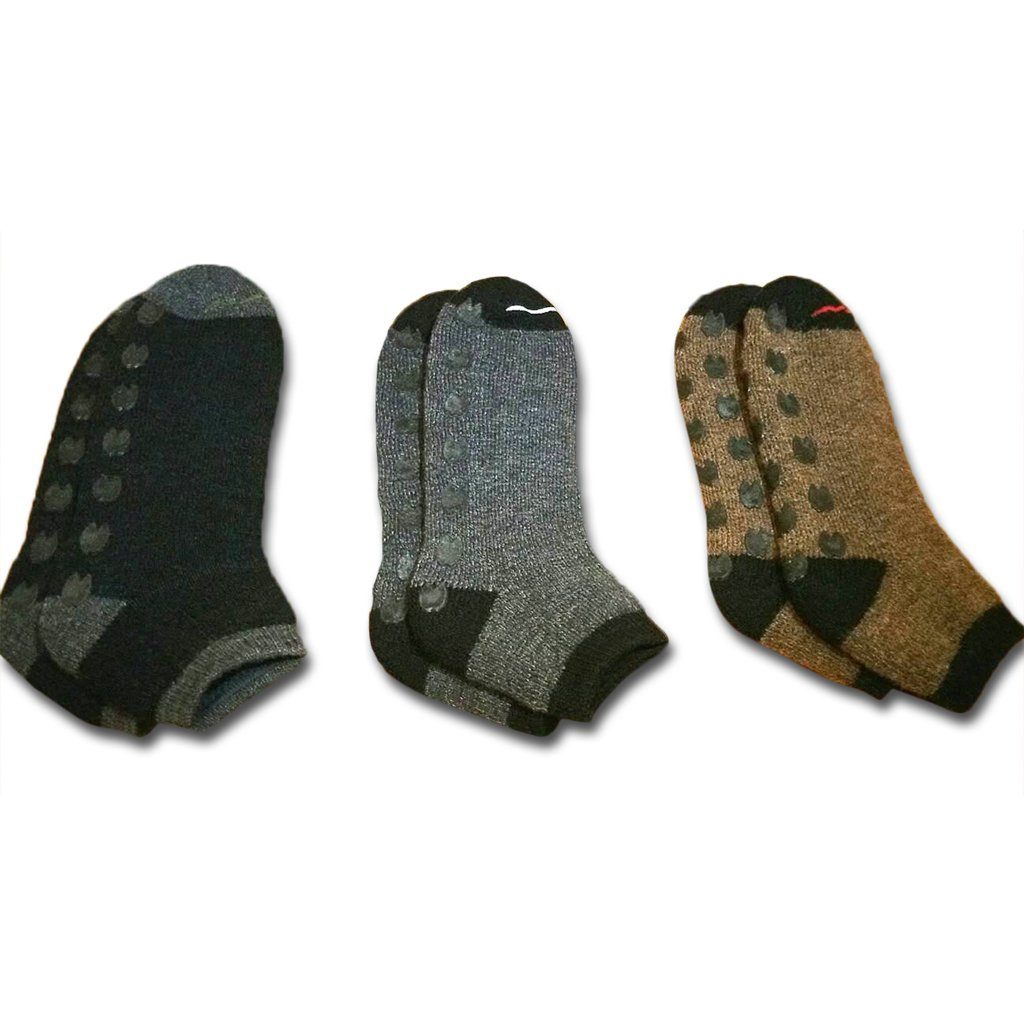 "AlpacaTrax" Gripper Slipper Alpaca Socks - Choice Alpaca Products-BSSA-Sm-B