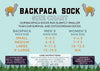BACKPACA Hiker Alpaca ANKLE Sock - Choice Alpaca Products-0121F-SM