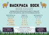 BACKPACA Lightweight Hiker Alpaca Sock Socks 