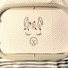 Blissful Alpaca Kitchen Towels - Choice Alpaca Products-pjtowelwhitegrey