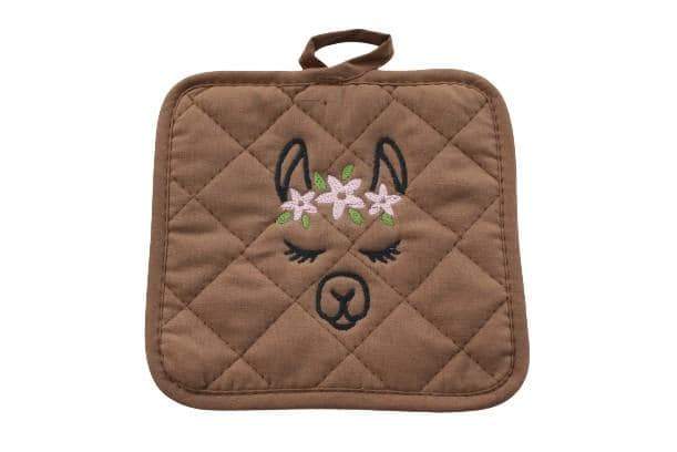 Blissful Alpaca Pot Holders - Choice Alpaca Products-pjpotholders-brown