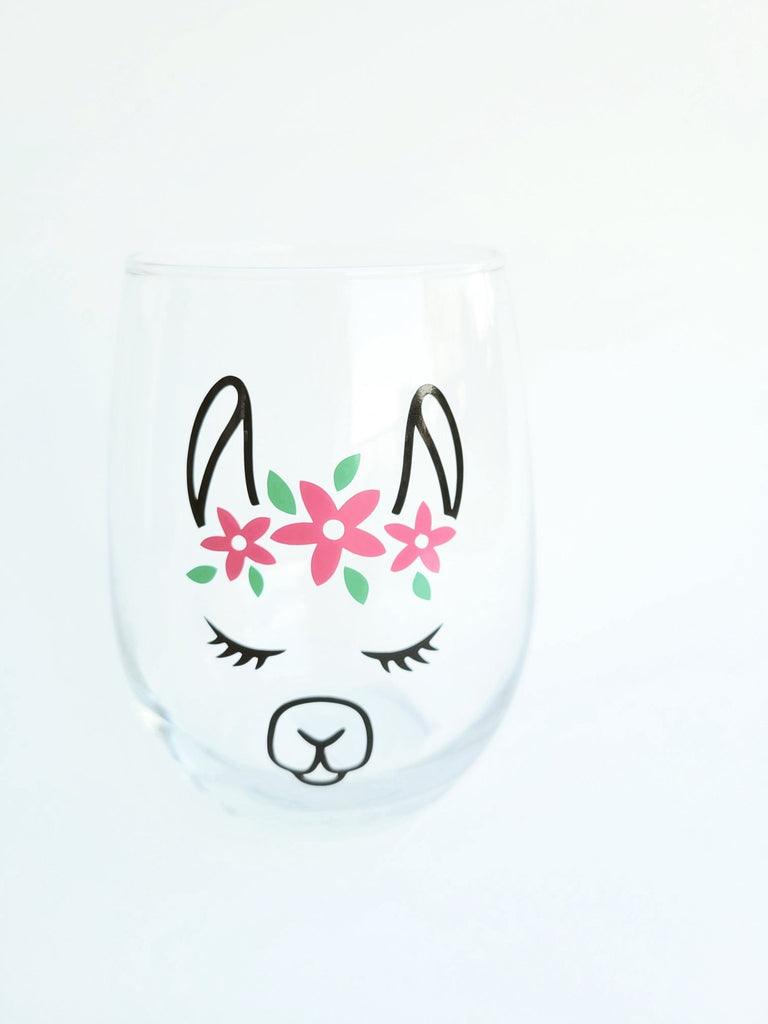 Blissful Alpaca Wine Glass - Choice Alpaca Products-pjwineglass