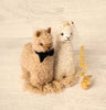 Bride and Groom Alpacadorable Hand Made Baby Alpaca Ornaments - Choice Alpaca Products-AK_ornament-brideandgroom-5in