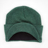 Brimmed Alpaca Knit Radar Mash Hat - Choice Alpaca Products-NEAFP03290F-forrestgreen