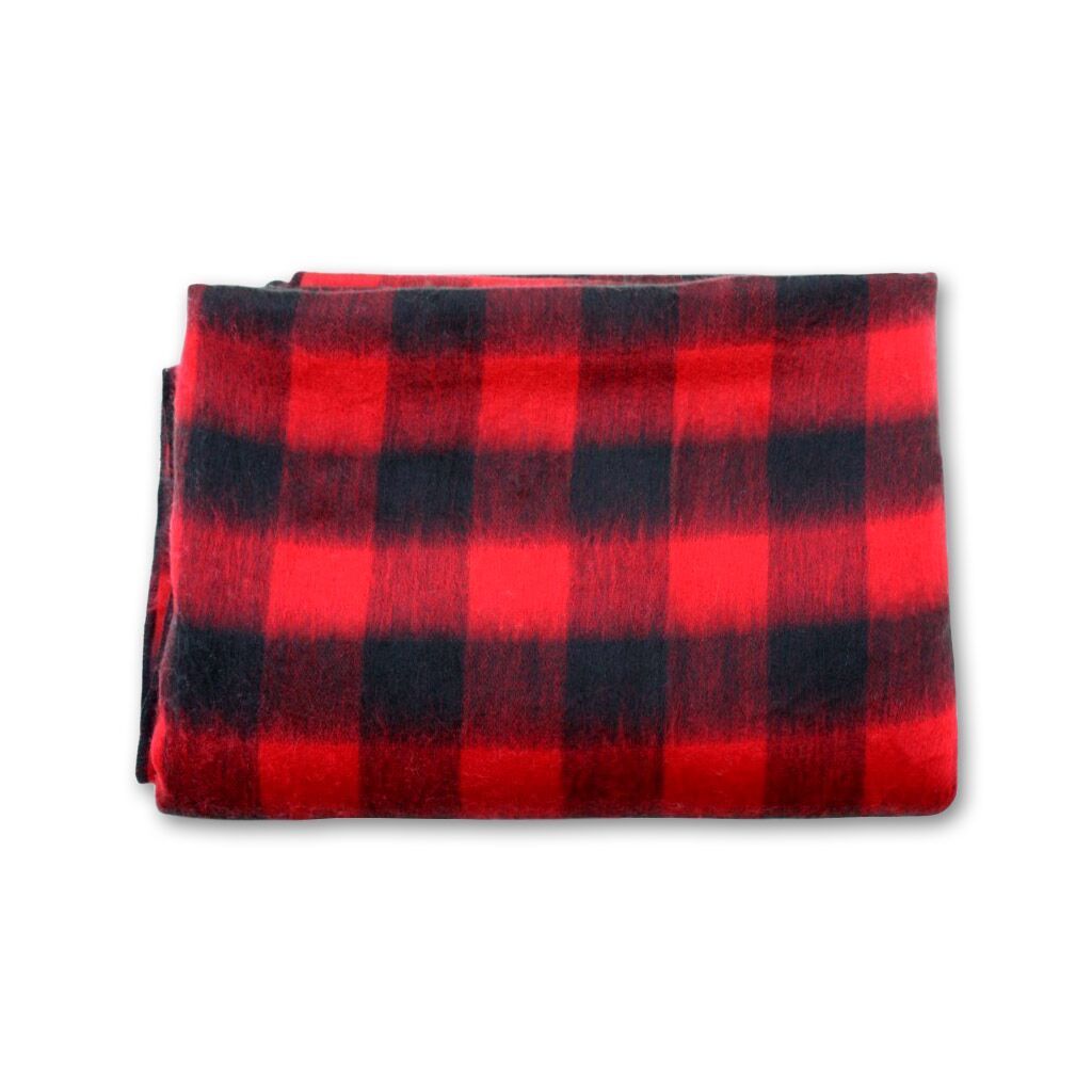Buffalo Chex Alpaca Bed Blanket or Alpaca Throw - Choice Alpaca Products-DN_bx-blanket