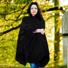 Cape Wrap Solid Alpaca Poncho - Choice Alpaca Products-DN_181302625109-black
