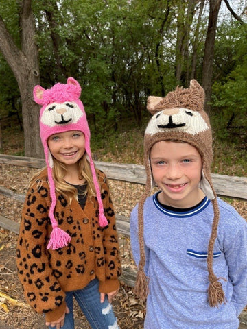 Childrens Animal Alpaca Hat