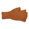 Colorful 100% Alpaca Fingerless Knit Alpaca Gloves - Choice Alpaca Products-440-md-med-brown