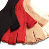 Colorful 100% Alpaca Fingerless Knit Alpaca Gloves Gloves Medium Fingerless Camel Brown
