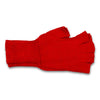 Colorful 100% Alpaca Fingerless Knit Alpaca Gloves Gloves Medium Fingerless Red