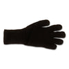 Colorful 100% Alpaca Full Fingered Knit Alpaca Gloves - Choice Alpaca Products-441-md-black