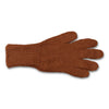Colorful 100% Alpaca Full Fingered Knit Alpaca Gloves - Choice Alpaca Products-441-md-dark-brown
