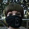 COVID Alpaca Image Mask FUN Black with white image 