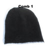 Cuenca Reversible Brushed Alpaca Beanie Hat - Choice Alpaca Products-CuencaHat-Comb1