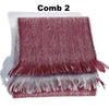 Cuenca Two-Toned Brushed Alpaca Scarf Scarf Comb 2 
