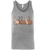 Curious Alpacas Canvas Unisex Tank - Choice Alpaca Products-TS.102494151