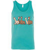 Curious Alpacas Canvas Unisex Tank - Choice Alpaca Products-TS.102494166
