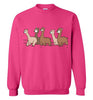Curious Alpacas Gildan Crewneck Sweatshirt Shirts & Tops Heliconia S 