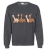 Curious Alpacas Gildan Crewneck Sweatshirt - Choice Alpaca Products-TS.102494293