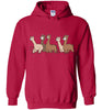 Curious Alpacas Gildan Heavy Blend Hoodie Shirts & Tops Cherry Red S 