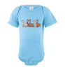Curious Alpacas Infant Fine Jersey Bodysuit Shirts & Tops Light Blue NB 
