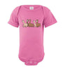 Curious Alpacas Infant Fine Jersey Bodysuit Shirts & Tops Raspberry NB 