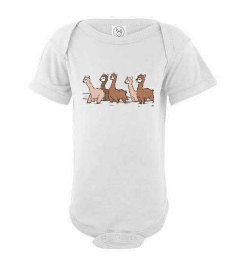 Curious Alpacas Infant Fine Jersey Bodysuit - Choice Alpaca Products-TS.102494334