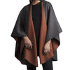 Double Face Alpaca Ruana - Choice Alpaca Products-O-S12973-1