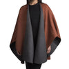 Double Face Alpaca Ruana - Choice Alpaca Products-O-S12973-1