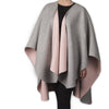 Double Face Alpaca Ruana - Choice Alpaca Products-O-S12973-10