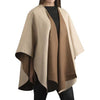 Double Face Alpaca Ruana - Choice Alpaca Products-O-S12973-2
