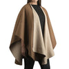 Double Face Alpaca Ruana - Choice Alpaca Products-O-S12973-2