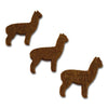 Felted Alpaca Figure - Choice Alpaca Products-FeltAlpacaFigureHRT-brown-1
