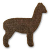 Felted Alpaca Figure - Choice Alpaca Products-FeltAlpacaFigureHRT-brown-1