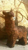 Hand-Carved Wooden Alpaca Ornaments Toys Brown-1 ornament 