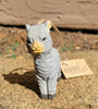 Hand-Carved Wooden Alpaca Ornaments - Choice Alpaca Products-woodornament-grey